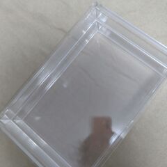 無印良品 重なるアクリルケース２段フタ付引き出し・大の画像