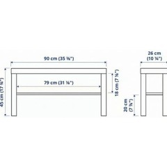IKEA ラック テレビ台 - ホワイトの画像