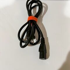 パソコン　3ピンAC電源ケーブル 3ピンソケット アース線無しの画像