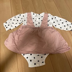 長袖ロンパース　70〜80㎝の画像