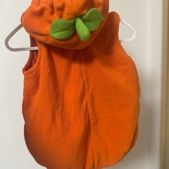赤ちゃん　ハロウィンコスプレ　かぼちゃの画像
