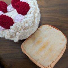 おままごと　ハンドメイド　ケーキ　トーストの画像