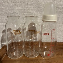 哺乳瓶 ガラス 母乳実感用哺乳瓶 ピジョン哺乳瓶の画像