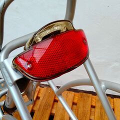 加古川　ソトのマ　中古部品　パニアラック　リアキャリア　エアポンプ搭載　リフレクター付き　アルミ製　頑丈の画像