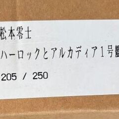 【限定品】松本零士 シルクスクリーン ハーロックとアルカディア１号艦の画像