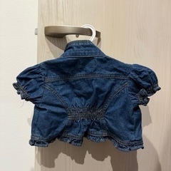 デニム ショート丈の画像
