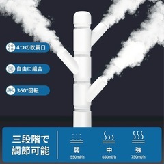 加湿器 大容量 16L 最大60畳適用 静音 UV除菌の画像
