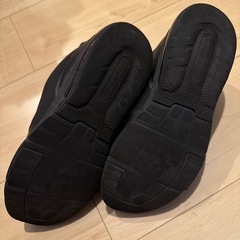 スパッとシューズ 24cm ブラックの画像