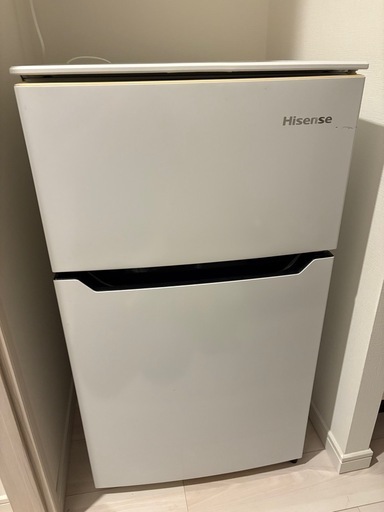 Hisence ハイセンス 冷蔵庫 93L 2ドア HR-B95A ホワイト   一人暮らし 洗浄・除菌済み |コンプオフ プラス