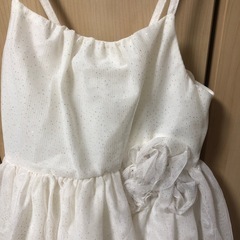 古着　ドレス　白　120🍒の画像