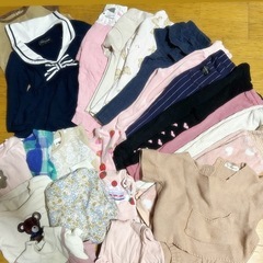 90-95女の子秋冬35点まとめての画像