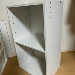 二段ボックス ホワイトの画像