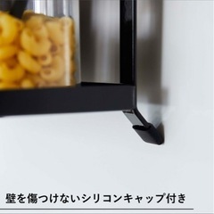 山崎実業 レンジフード調味料ラック タワー 3段 の画像