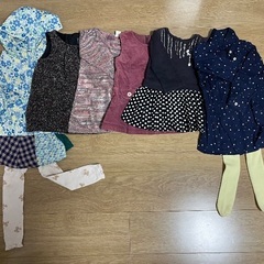 女児ワンピース 秋冬 90〜95サイズの画像