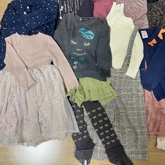 女児ワンピース 秋冬 90〜95サイズの画像