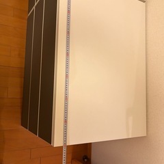 【2台セット】IKEA チェスト 幅80cm 白とダークグレー  の画像