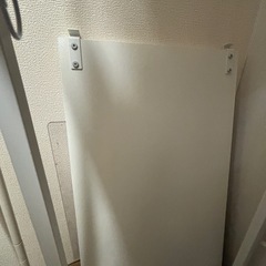 キッチンラック　ゴミ箱上収納　キッチン収納　ホワイト　幅約80cmの画像