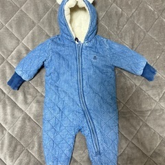 美品 Gap ベビーキルティング あったかシャンブレー ボディオール 60の画像