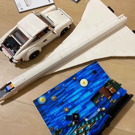 レゴ残骸　ポルシェ　コンコルド　星月夜