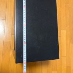 【無料】木製ロングベンチ 90×26×45.5cm ブラックの画像