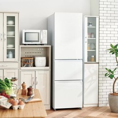 Haier ハイアール　ノンフロン冷凍冷蔵庫　335L ホワイト　JR-CV3A 一人暮らし　二人暮らし　カップル　同棲　単身赴任　自炊　冷蔵庫  移住　ひっこし引っ越しの画像
