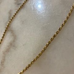 18k ツイストネックレスの画像