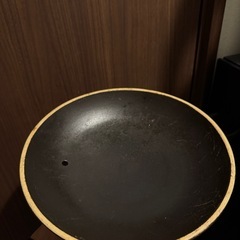 土鍋 黒 直径約25cm 2-6人用の画像