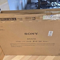 新品ソニー ブラビア 4K KJ43X75WL 2024年の画像