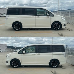 ⭐️コミコミ価格⭐️★車検令和9年6月まで★ナビ★フルセグTV★フリップダウン★パワースライドドア★ETC付き★RK5★HONDA ステップワゴン★スパーダZ★の画像