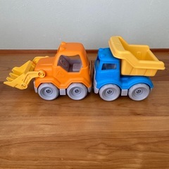 ミニカー　工事車両　手転がし　砂場の画像