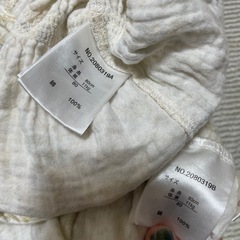花柄タンクトップとショートパンツセット 80cmの画像