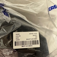 ADERERROR Sig; TRS Tag jacket 03 XS 新品未使用の画像