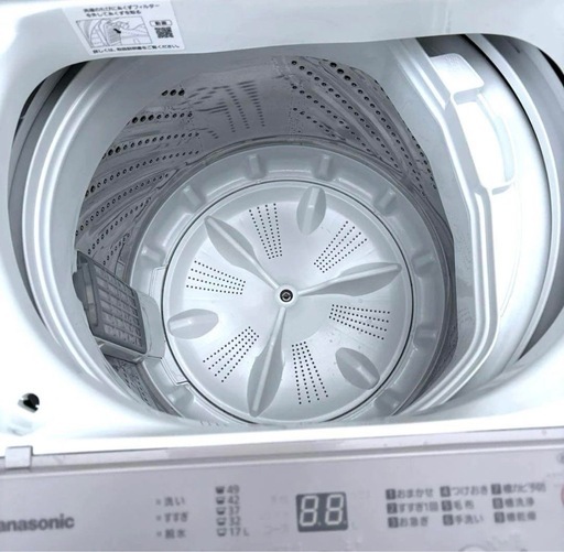 美品/2点セット/2022年製/アクア冷蔵庫201L/パナソニック洗濯機6Kg/