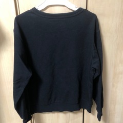 古着　トレーナー黒　140🍒の画像