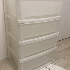 クリア衣装ケース タンス 収納ボックス 収納ケースの画像