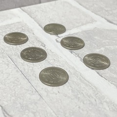 【記念硬貨】1975年　昭和50年 沖縄海洋博 エキスポ'75 100円 6枚 EXPO’75 OKINAWA 沖縄国際海洋博覧会記念の画像