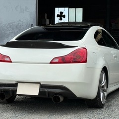 総額149.4万円★V36　スカイラインクーペ　370GTタイプS　6MT　インパルエアロ　車高調　フジツボマフラー　ナンバースムージング　カーボンリアウィング　BOSEサウンド　ルーフブラック　ハーフレザーシート　　純正19インチAW　純正ナビ　Bluetoothの画像