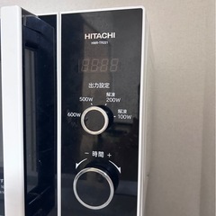 HITACHI 電子レンジの画像