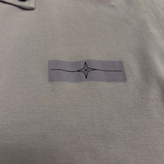 【希少】STONE ISLAND デニムライン ポロシャツ S パープル系の画像