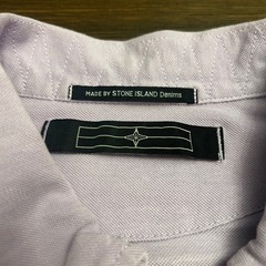 【希少】STONE ISLAND デニムライン ポロシャツ S パープル系の画像
