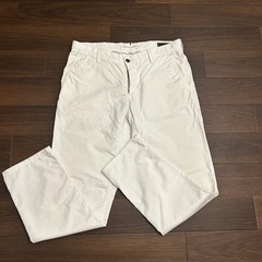 INCOTEX スラックス 白パンツ 34サイズ 上品デザインの画像