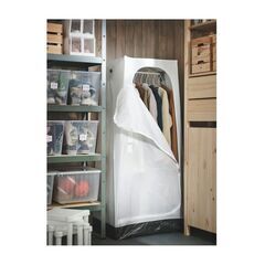 【IKEA】新品未開封ワードローブ(VUKU) ホワイト 1個 直接手渡し希望(本郷三丁目駅周辺)の画像