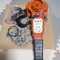 未使用　ベストアンサー レバーホイスト 1t 荷締め機 ガッチャ 1トン 1ton 1.5m 1000kg チェーンブロックの画像