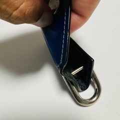 イズイットのオシャレキーケース 本革ぶるーブルーの画像