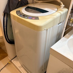 0円【引き取り限定】Haier 5kg 縦型 全自動 洗濯機 中古の画像