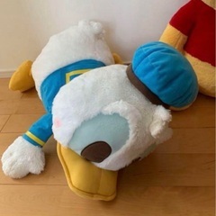 ディズニー くまのプーさん 超BIGぬいぐるみ ドナルドダック 赤いほっぺの画像