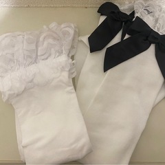 【新品未使用】ニーハイ ソックス 靴下 コスプレの画像