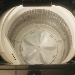 洗濯機 一人暮らし用 黒 (引渡し10月中)の画像