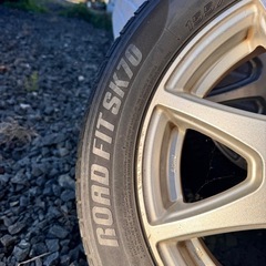155-65-13インチホイールタイヤセットの画像