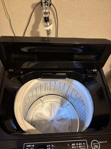 ブラック 単身向け 洗濯機 4.5kg